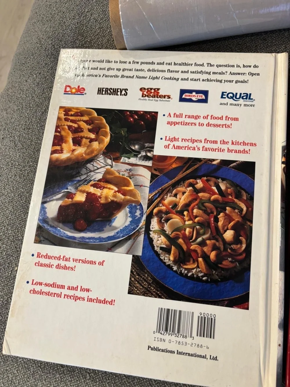 Vintage Cookbook Lot 3 HC Light Cooking One-Dish Meals + FREE Carnival Book
